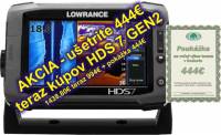 Lowrance HDS-7 GEN2 dotykov GPS + poukka 444